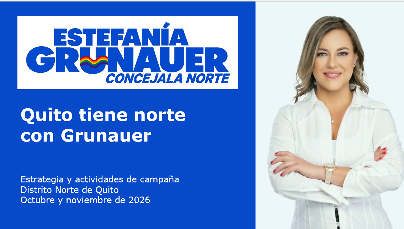 Estefanía Grunauer · Concejala Norte
